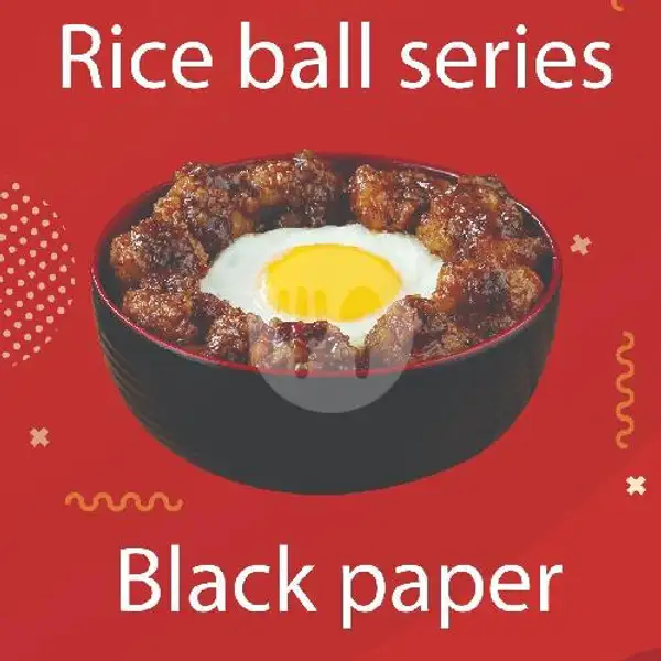 Rice Ball Black Paper | Jomtea, Batu Aji