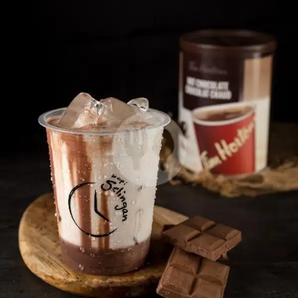 Chocolate Latte (cold) | Kopi Selingan, Sawah Besar