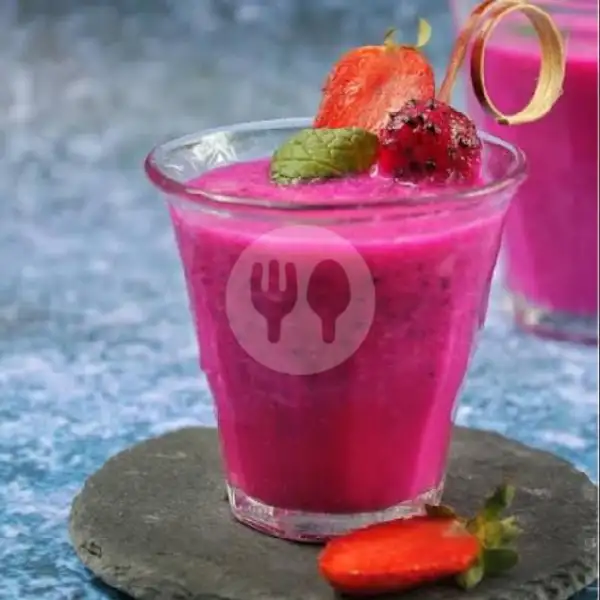 Juice Mix 2 Varian ( Naga + Strawberry ) | Juice Buah Ori