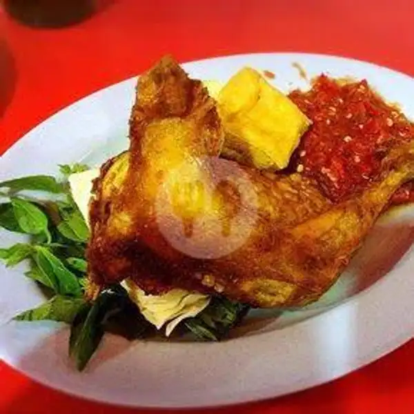 Ayam Goreng/penyet Tanpa Nasi (ayam potong 8) | Sambel Setan Jawara, Pondok Cabe Raya
