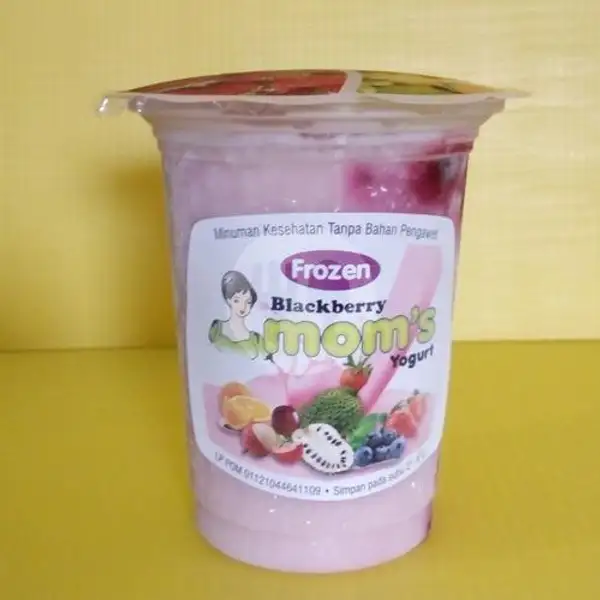 Mom's Yoghurt Frozen (250ml) Blackberry | Mom's Yogurt