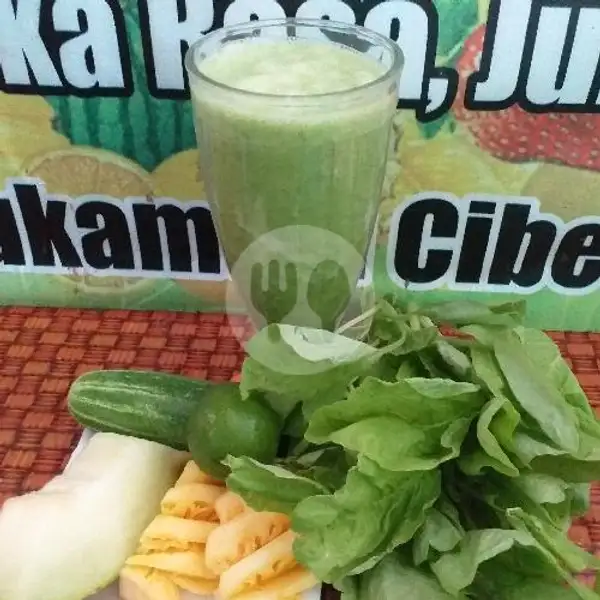 Juice Bayam Mix Melon + Nanas + Timun + Jeruk Nipis | Alpukat Kocok & Es Teler, Citamiang
