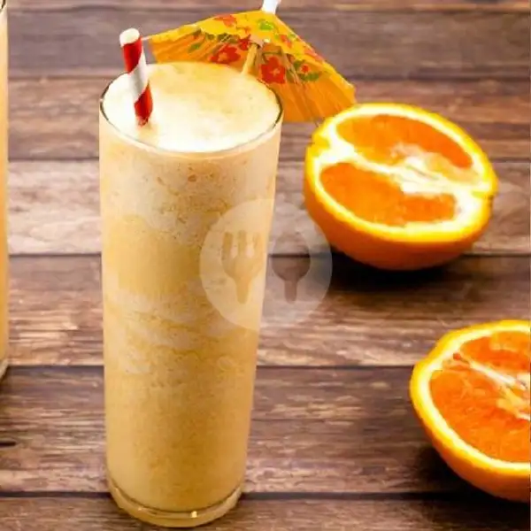 Milkshake Orange | Geprek Bejo Bunda Rini, Kendari