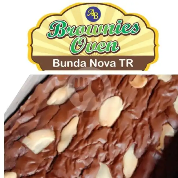 brownies oven toping kecang kenari | Brownies Bunda Nova TR, Tidar