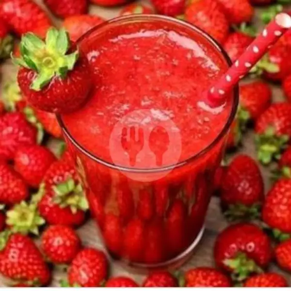 Juice Strawberry | Jus, Sop Buah, Piscok, Ayam Rica Rica, Balado Bang Medi, Weru