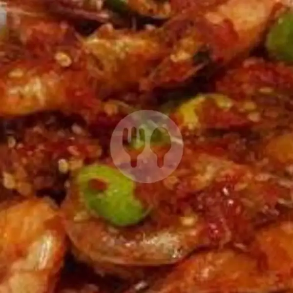 Nasi + Udang Balado + Sayur + Sambal | Warung Inang Masakan Padang, Tukad Banyusari