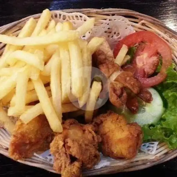Sampler Food / Mix French Fries | Ayam Geprek Bang Joo, Tambaksari