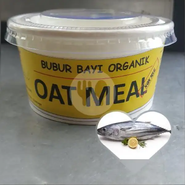Oatmeal Basah Ikan Tuna | Bubur Bayi Organik Hepi Meal Dan Bubur Kacang Hijau, Kutei