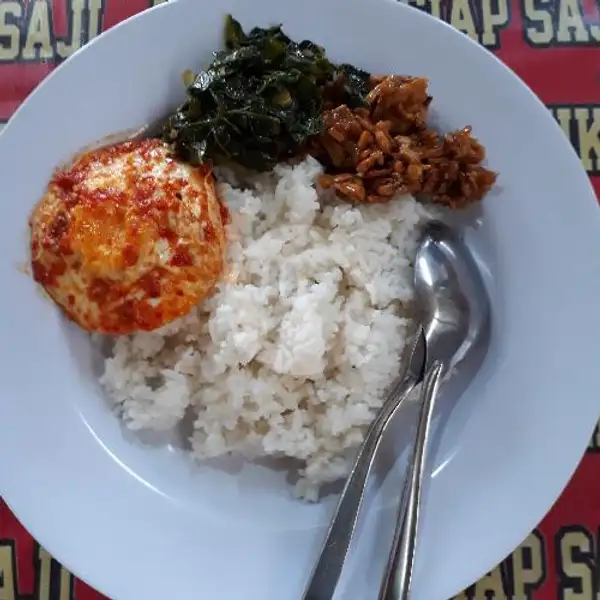 Nasi Telur (Dadar / Ceplok / Kecap / Balado) | Warung Makan Mahkota, Sidoarum
