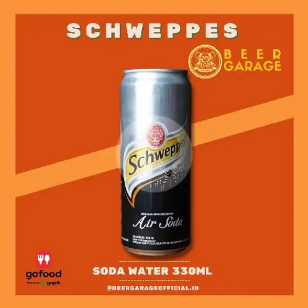 SODA WATER Schweppes 330ml | Beer Garage, Ruko Bolsena