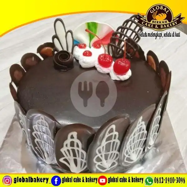 Black Forest Special (BF SPC 55) UK 18x18 | Global Cake & Bakery,  Jagakarsa