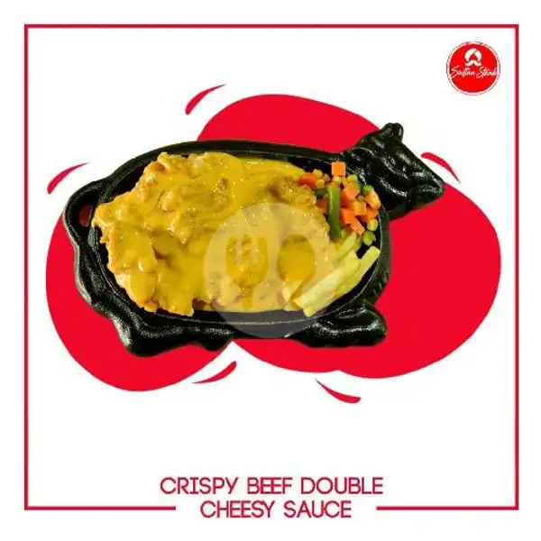 Crispy Beef Steak Double Cheesy Original Sauce | Sultan Steak Sawojajar