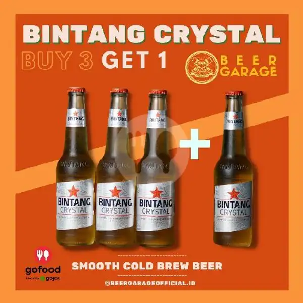 Paket Promo Bintang Crystal Botol / Pint 330ml! Buy 3 Get 1 Free! | Beer Garage, Ruko Bolsena