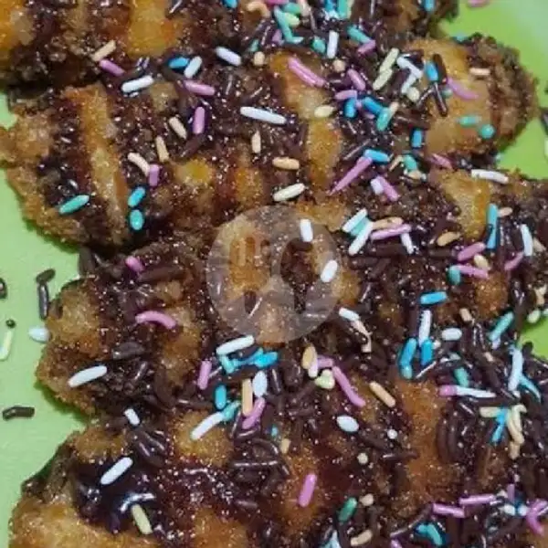 Pisang Coklat Rainbow | Bakso Aci Cha Cha, Bekasi Barat