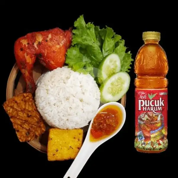 Paket Spesial Sambal Bawang Gang Merah + 1 Teh Pucuk Harum | Ayam Gang Merah, Kebon Kangkung