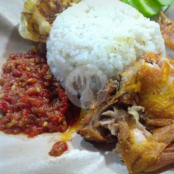 Nasi Uduk Ayam Geprek Paha Dan Tahu Tempe Sambal Merah | Nasi Goreng Aceh 21, Kebon Kacang
