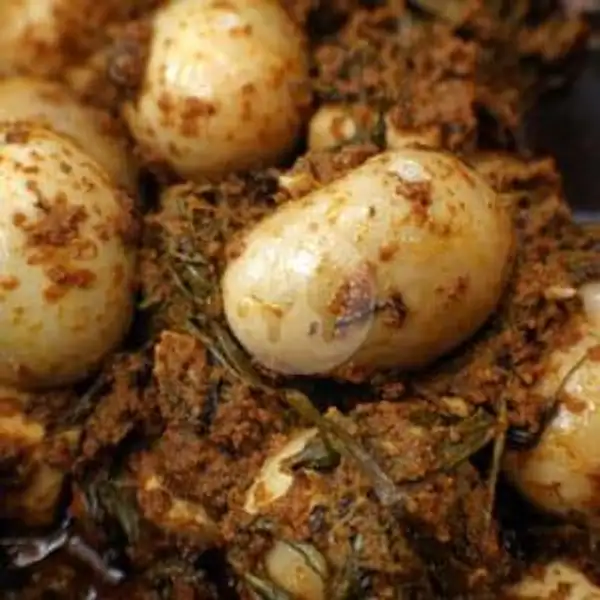 Telur Rendang ( Tanpa Nasi ) | Nasi Padang Sari Rasa (Spesial Ayam Pop & Rendang Daging), Sawojajar