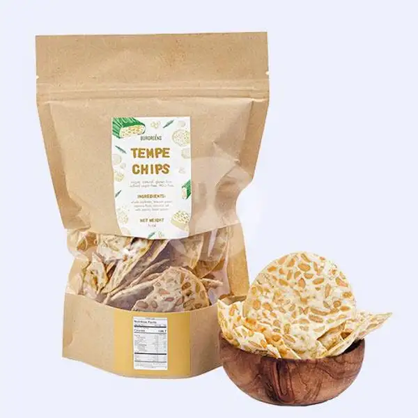 Tempeh Chips (170 grams) | BURGREENS - Healthy, Vegan, and Vegetarian, Menteng