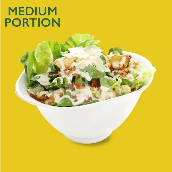 Medium Portion Hail Caesar salad with Roasted Chicken | SaladStop!, Depok (Salad Stop Healthy)