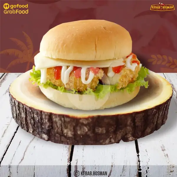 Chicken Burger | Kebab Bosman, Warkop Gaul