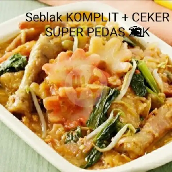 Seblak Bandung Spesial + Ceker (AYAM) | Seblak Bandung Khenshop Kuliner, Payung Sekaki