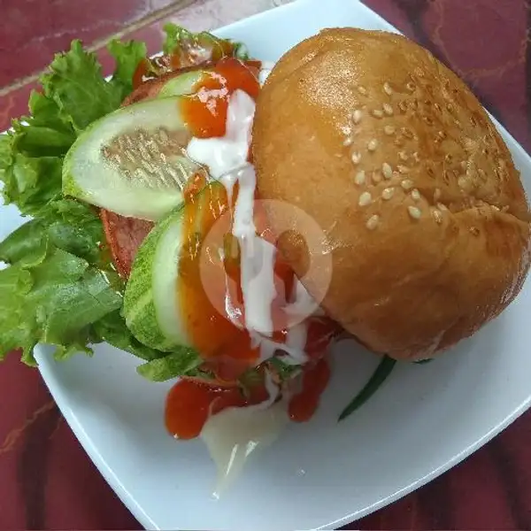 Burger Medium | U_Takoyaki, Jl. Saidun