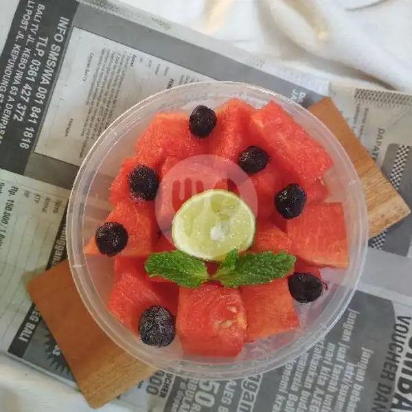 Snack Fruit Watermelon Blueberry | Healty Smoothies & Toast, Denpasar