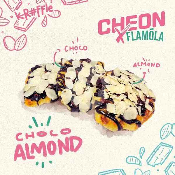 Choco Almond K-roffle | Cheon, DP Mall