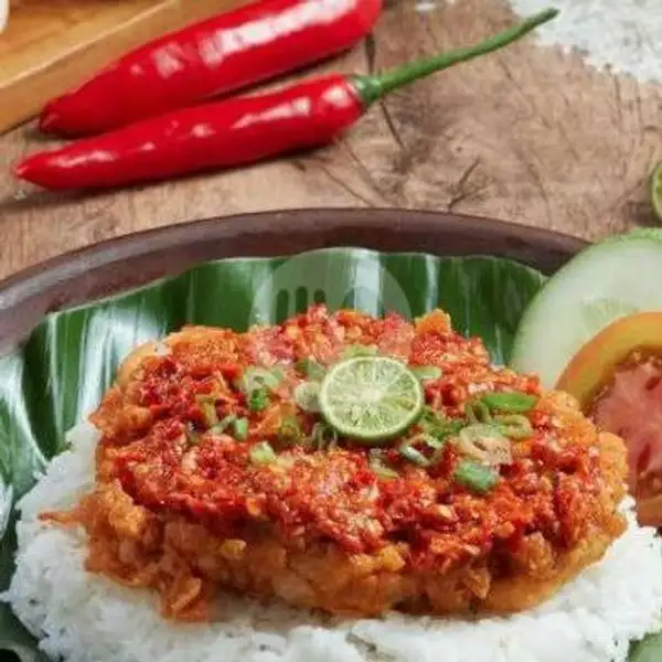 RICE BOX AYAM GEPREK SAMBAL MERAH | Arsyla Meal Shop, Nusa Dua