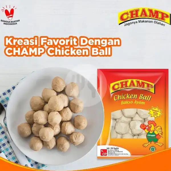 Champ Chicken Ball 200 gr | Huma Frozen Food
