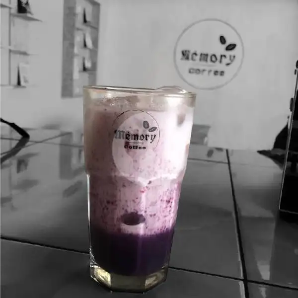 Taro Latte | Memory Coffee, Kartoharjo