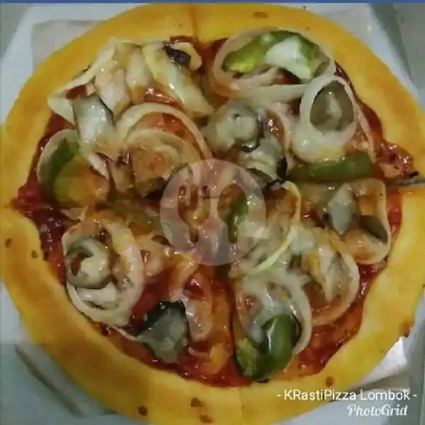 Small Veggie (4 Slices) | KRasti Pizza Express VGH1, Babelan