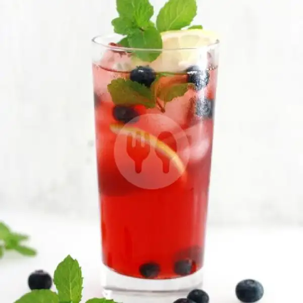 Blueberry Ice Tea | Warung Jus
