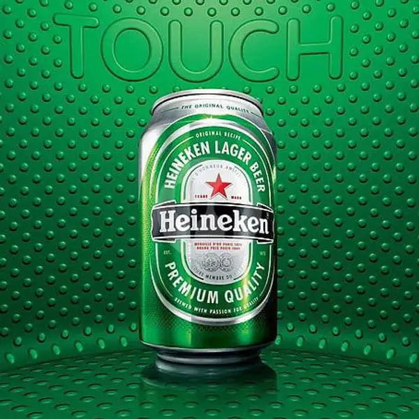 Heineken Can 320 Ml - Heineke Kaleng 320Ml | Beer Terrace Cafe & Soju, Bir Pasirkaliki