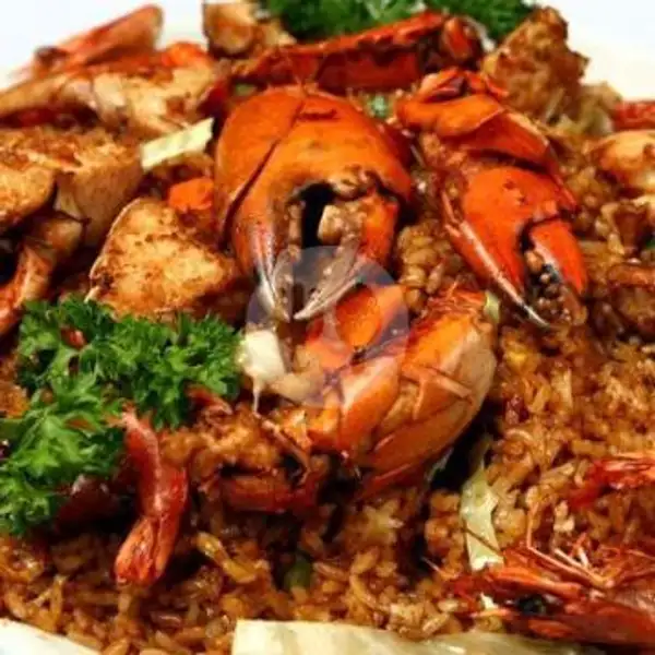 Nasi Goreng Biasa + Kepiting | Nasi Goreng Kampung BANG DIN & Mie Aceh Rex Peunayong, Sri Ratu