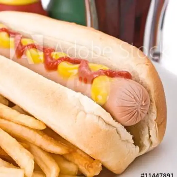 Small Hot Dog With Frenc Fries | Rumah Cemilan Dzaki, Larangan