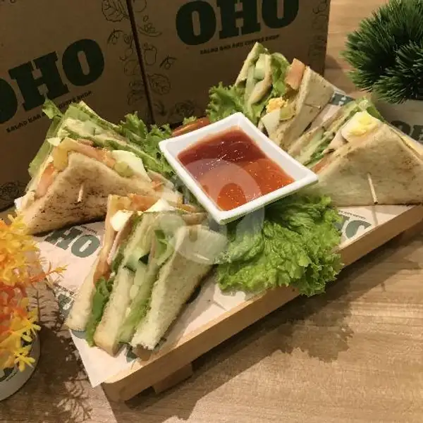 Triple Chicken Sandwich | OHO Salad Bar, Denpasar