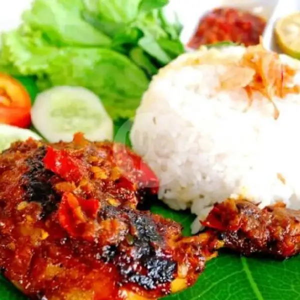 Nasi Ayam Bakar Tahu Tempe Lalab Sambal Pahe | Ayam Bakar Rexfood, Blok Sayur Sukamelang
