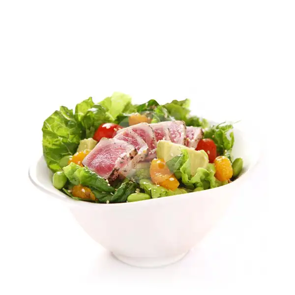 Tuna San Salad with Onsen Egg | SaladStop!, Depok (Salad Stop Healthy)