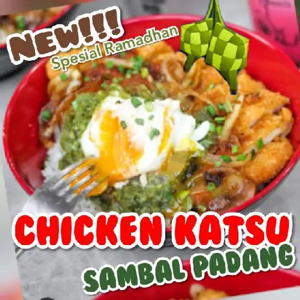 Chick Katsu W. Egg Sambal Padang | Happy Rice Bowl Ambarukmo, Banguntapan