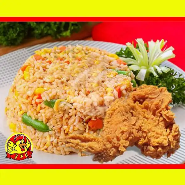 Nasi Goreng Balado + Sayap | Jumbo Fried Chicken Cabang Jl. Setia Budhi, Lima Puluh
