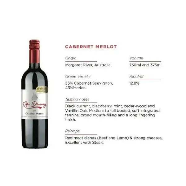 Cape Discovery Cab. Merlot | Alcohol Delivery 24/7 Mr. Beer23