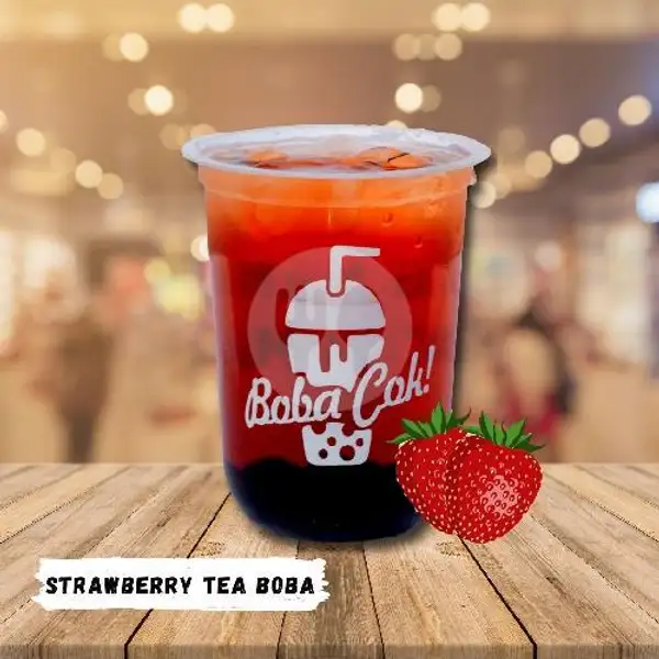 Boba Strawberry Tea | Boba Cok!, Kotagede