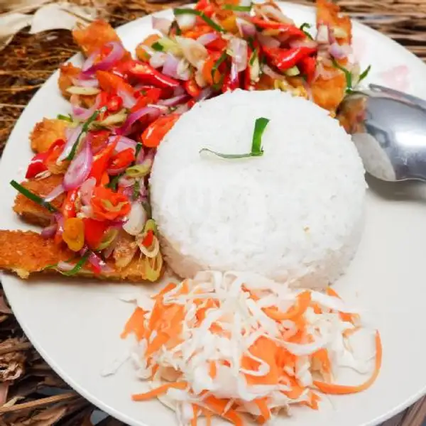 Ayam Katsu Sambal Matah + Nasi | Palm Kitchen