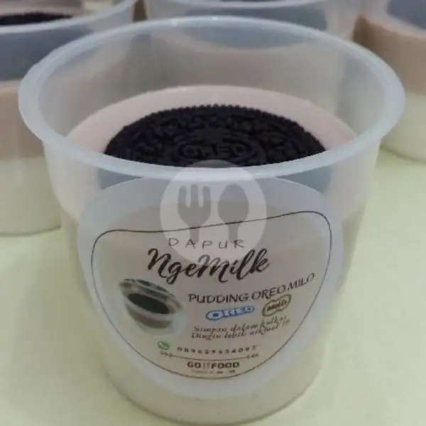 Pudding Oreo Milo Cup Ukuran 150 ml | Bagelen Susu Kurma Pudding Milky Dapur Ngemilk Pdk Kacang Barat