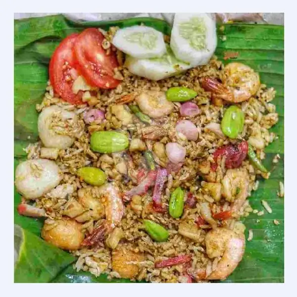 Nasi Goreng Seafood + Pete Iblis | Kampoeng Iblis 24 Jam, Krukah