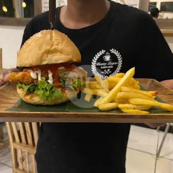 Chiken Katsu Burger | Warung Laguna