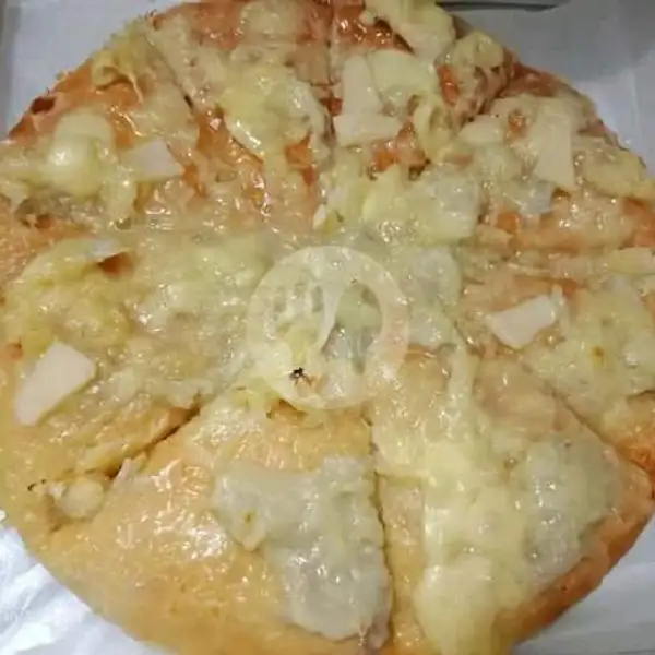 Pizza Durian Full Keju Mozarella Small | Pizza Indi, Temu Putih