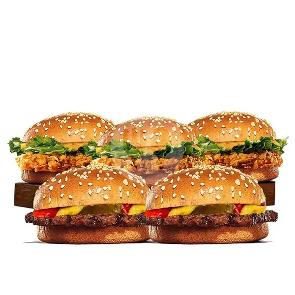 PABELI 2 [PAket BEr-LIma] | Burger King, Hayam Wuruk