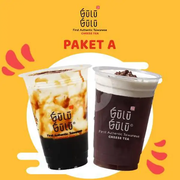 Paket A | Gulu-Gulu - Boba Drink & Cheese Tea, Palembang Indah Mall